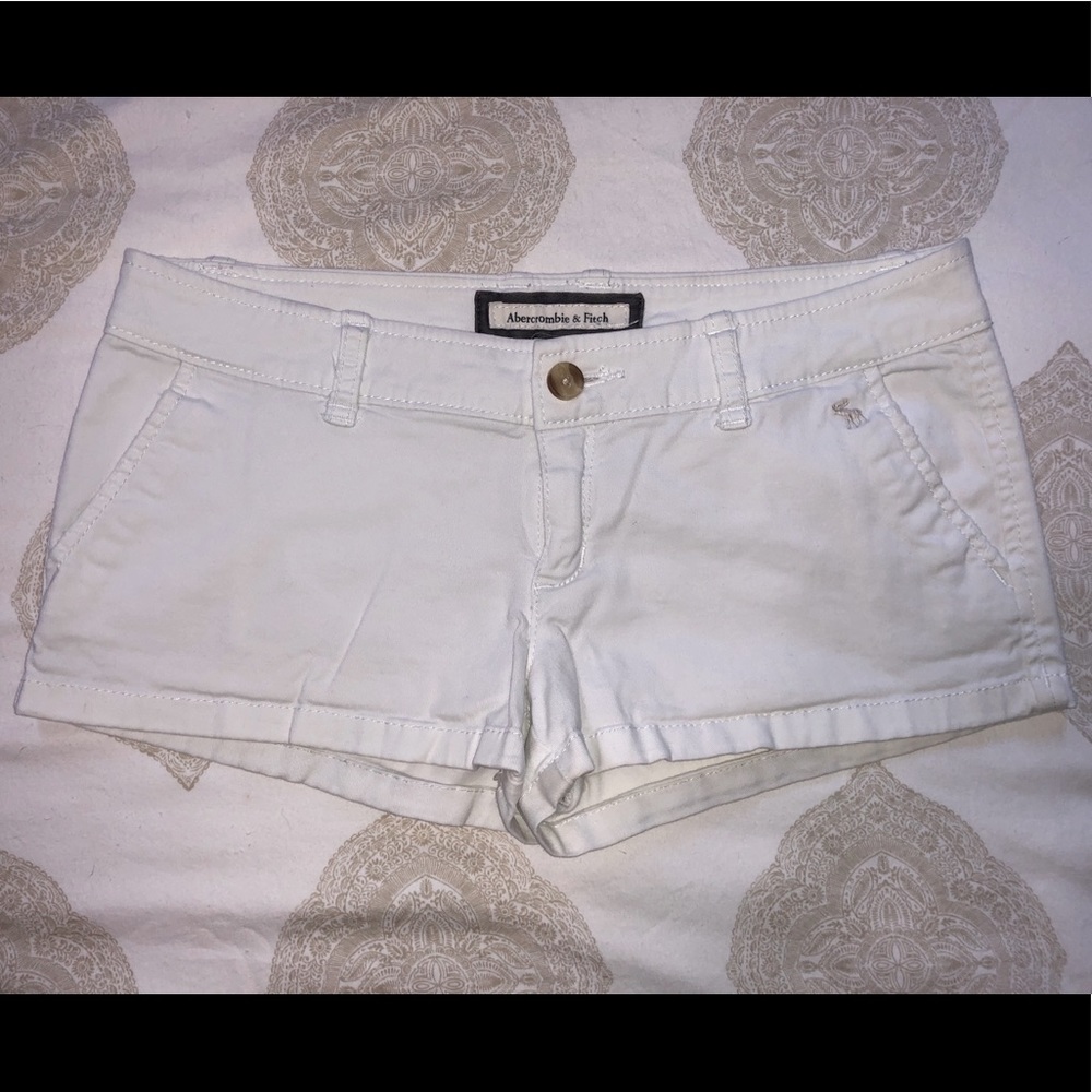 Abercrombie & Fitch White Shorts